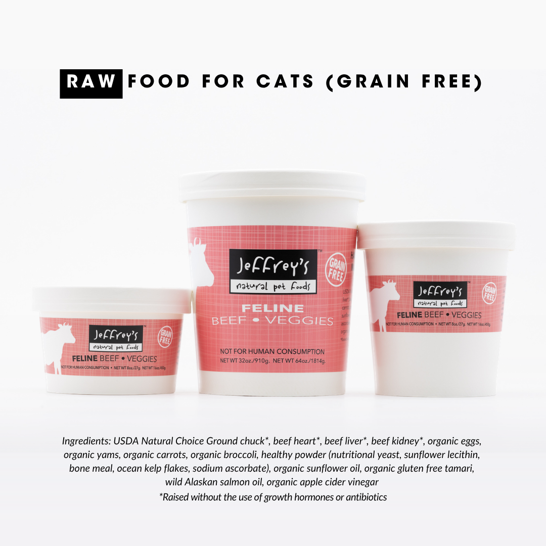 Jeffrey's Beef and Veggies Recipe for Cats — Jeffrey's Natural Pet